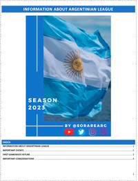 Information about argentinian league